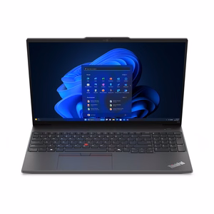 Lenovo ThinkPad E16 Gen 2 (AMD) AMD Ryzen™ 5 7535U Knyginis kompiuteris 40,6 cm (16") WUXGA 8 GB DDR5-SDRAM 256 GB SSD Wi-Fi 6E (802.11ax) Windows 11 Pro Anglų Juoda Naujas / Repack