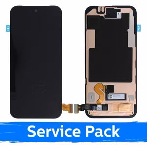 Ekranas skirtas Google Pixel 9 Pro XL juodas su rėmeliu (Service Pack)