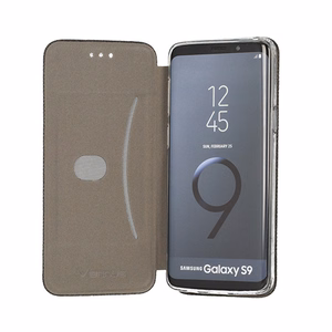 Vennus knygos dėklas medvilninis Samsung Galaxy A6 Plus 2018 juodas