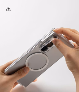 Ringke Slim Magnetic MagSafe dėklas, skirtas Samsung Galaxy Z Fold 8, skaidrus
