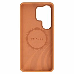 Liavec Silky чехол с металлической рамкой камеры для Samsung Galaxy S26 Ultra оранжевый