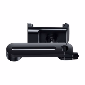 Baseus WXHZ-01 BackSeat Holder Qi 15W belaidžio įkrovimo automobilinis telefono laikiklis galvos atramai - juodas