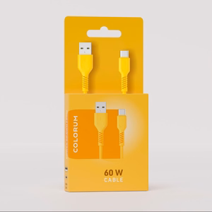 COLORUM кабель USB-A - USB-C 1,8m 3A CK60-AC-05 xYellow