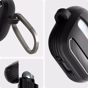 Spigen Rugged Armor Samsung Galaxy Buds 3 / 3 Pro Case - Black