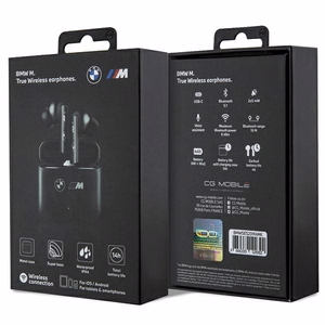 BMW M Collection Bluetooth TWS Wireless Headphones - Black