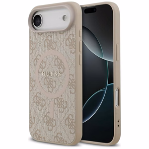 "Guess 4G Ring Classic Logo MagSafe" dėklas "iPhone 17 Air" - Rožinis