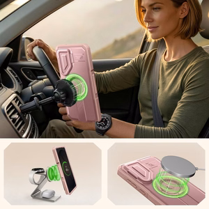 Tech-Protect Kevlar MagSafe 2шт чехол Samsung Galaxy S26 Ultra - розовый