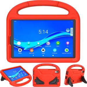 Dėklas Shockproof Kids Samsung X200/X205 Tab A8 10.5 2021 raudonas