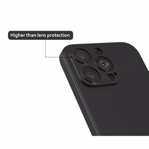Phone Case "Silicone" for iPhone 17 Pro Black
