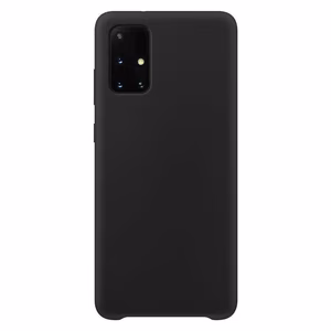 Silicone Case мягкий гибкий резиновый чехол для Samsung Galaxy A72 4G чёрный