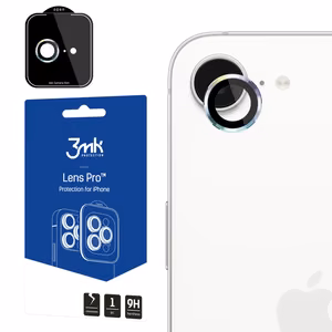 3mk objektyvo apsauga Pro grūdintas stiklas iPhone 16e telefonui - įvairiaspalvis
