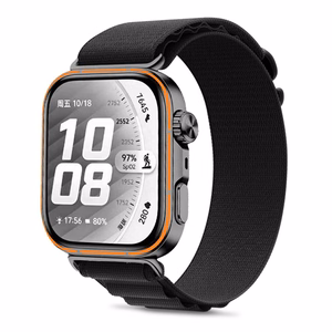 Tech-Protect Nylon Pro dirželis, skirtas „Huawei Watch Fit 3 / 4 / 4 Pro / 5 / 5 Pro“ – juodas