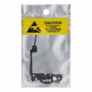Шлейф зарядки USB для IPHONE 12 Pro max чёрный (pulled)