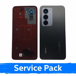 Galinis dangtelis skirtas Xiaomi Redmi 15 4G / Midnight Black / (Service Pack)