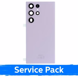 Задняя крышка совместимая с Samsung S918 S23 Ultra лавандовая (Service Pack)