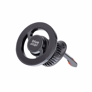 Magnetinis automobilinis telefono laikiklis Blue Star SMART LOCK X1, suderinamas su MagSafe, į ventiliacijos groteles, juodas