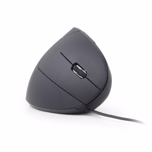 GEMBIRD MUS-ERGO-01 ergonominė optinė USB Type-A pelė, juoda