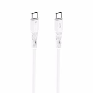 Кабель USB C к USB C Forcell F-Energy QC4.0 PD 3A 60W Silicone 1 м C344 белый