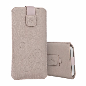 WONDER Deko Pouch чехол (размер XXL) для Samsung S25 Ultra/S24 Ultra/M35/M23/A16 5G/Xiaomi Redmi 14C капучино