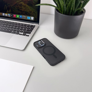 Чехол Fashion (MagSafe) для iPhone 17 Pro чёрный