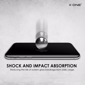 X-ONE Pilnas Dangtis Itin Stiprus Matinis - iPhone 11 Pro Max (pilnas klijavimas) grūdintas stiklas 9H
