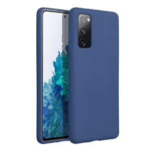 Чехол для Samsung S20 FE / S20 FE 5G силиконовый синий