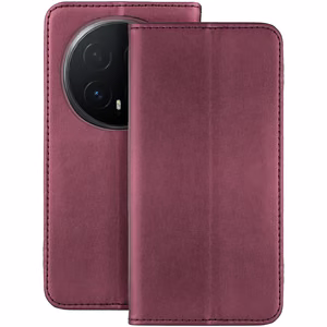 Smart Magnetic case for Honor Magic 8 Pro burgundy