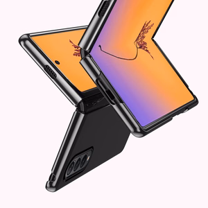 Plating Case чехол для Samsung Galaxy Z Fold 4 чехол с металлической рамкой синий
