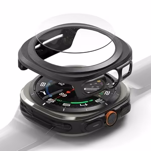 Ringke Slim & grūdinto stiklo dėklas + stiklo rinkinys Samsung Galaxy Watch Ultra 47mm - juodas