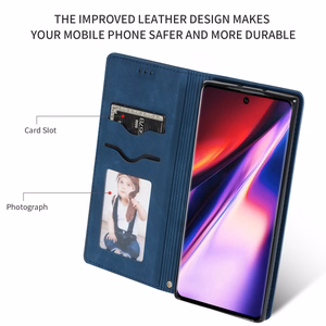 Case Business Style Xiaomi Redmi Note 13 Pro 4G/Poco M6 Pro 4G dark blue