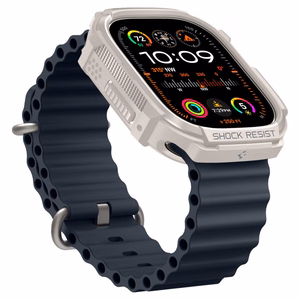 Spigen Rugged Armor dėklas Apple Watch Ultra 1 / 2 (49mm) - smėlio spalvos