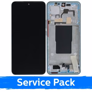 LCD ekranas Xiaomi 12T (12T Pro) su rėmeliu / mėlynas / (Service Pack)