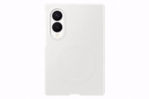 Силиконовый магнитный чехол Samsung Galaxy Z Fold8 с 2 антибликовыми плёнками, кремовый