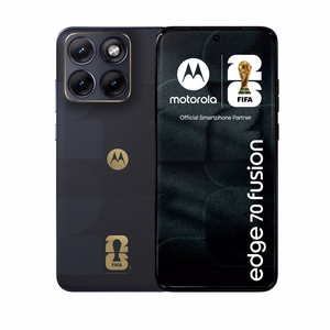 Motorola edge 70 fusion FIFA Edition 17,2 cm (6.78") Dviguba SIM jungtis Android 16.0 5G C tipo USB 8 GB 256 GB 5200 mAh Juoda