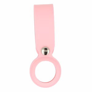 Silicone loop for AirTag pink