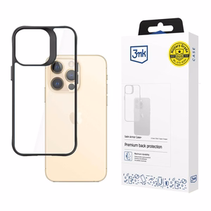 3mk Satin Armor dėklas+ iPhone 13 Pro Max serija - juodas