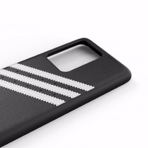 Adidas OR formuotas PU dėklas Samsung Galaxy S20 Ultra - juodas ir baltas