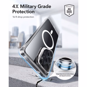 ESR Classic Hybrid Kickstand MagSafe dėklas "Samsung Galaxy S26 Ultra" - skaidrus
