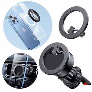 Daugiafunkcis 2-in-1 magnetinis automobilinis laikiklis Joyroom JR-ZS294 su stovu (juodas)