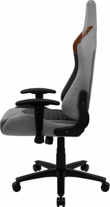 Aerocool DUKE AeroSuede Universali kompiuterinių žaidimų kėdė Juoda, Ruda, Pilka