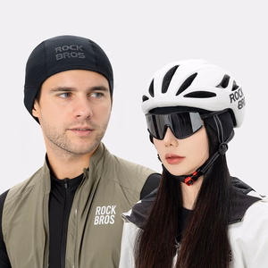 Rockbros LF25956 besiūlė megzta dviratininko kepuraitė – juoda