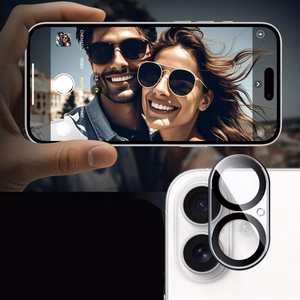 Apsauginis stikliukas kamerai Tech-Protect Cam Fit+ Apple iPhone 17 skaidrus