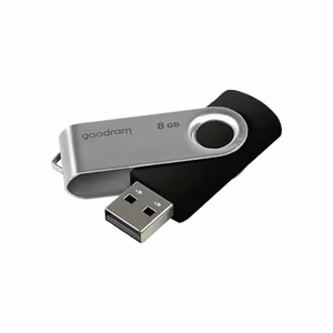 Goodram UTS2 USB atmintukas 8 GB USB A tipo 2.0 Juoda, Sidabras