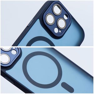 Variete Mag dangtelis tamsiai mėlynas suderinamas su MagSafe skirtas Xiaomi Redmi Note 15 4G / 5G