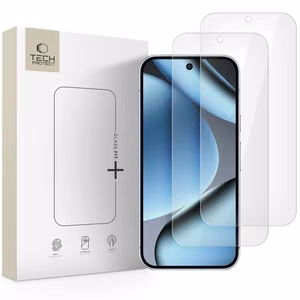 LCD apsauginis stikliukas Tech-Protect Glass Fit+ 2-Pack Google Pixel 9 Pro XL/10 Pro XL
