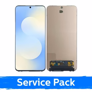 LCD ekranas Samsung S731 S25 FE juodas (Service Pack) (NF versija)