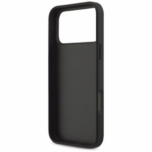 Dėklas Guess PU 4G Metal Logo Apple iPhone 17 Pro Max pilkas