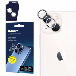 3mk HARDY objektyvo apsauga Pro stiklas Apple iPhone 13 Mini / 13 - Sidabrinis