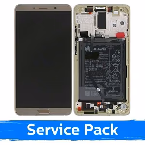 Ekranas skirtas Huawei Mate 10 rudas su rėmeliu (Service Pack)