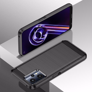 Dėklas telefonui (m) Carbon Case skirtas Realme 9 Pro - juodas (m)